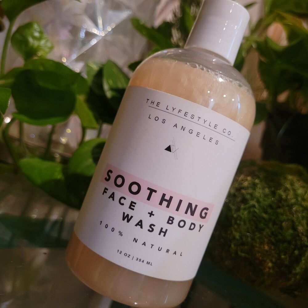 The Lyfestyle Co. Los Angeles Soothing Face + Body Wash 12 oz Witch Hazel Aloe